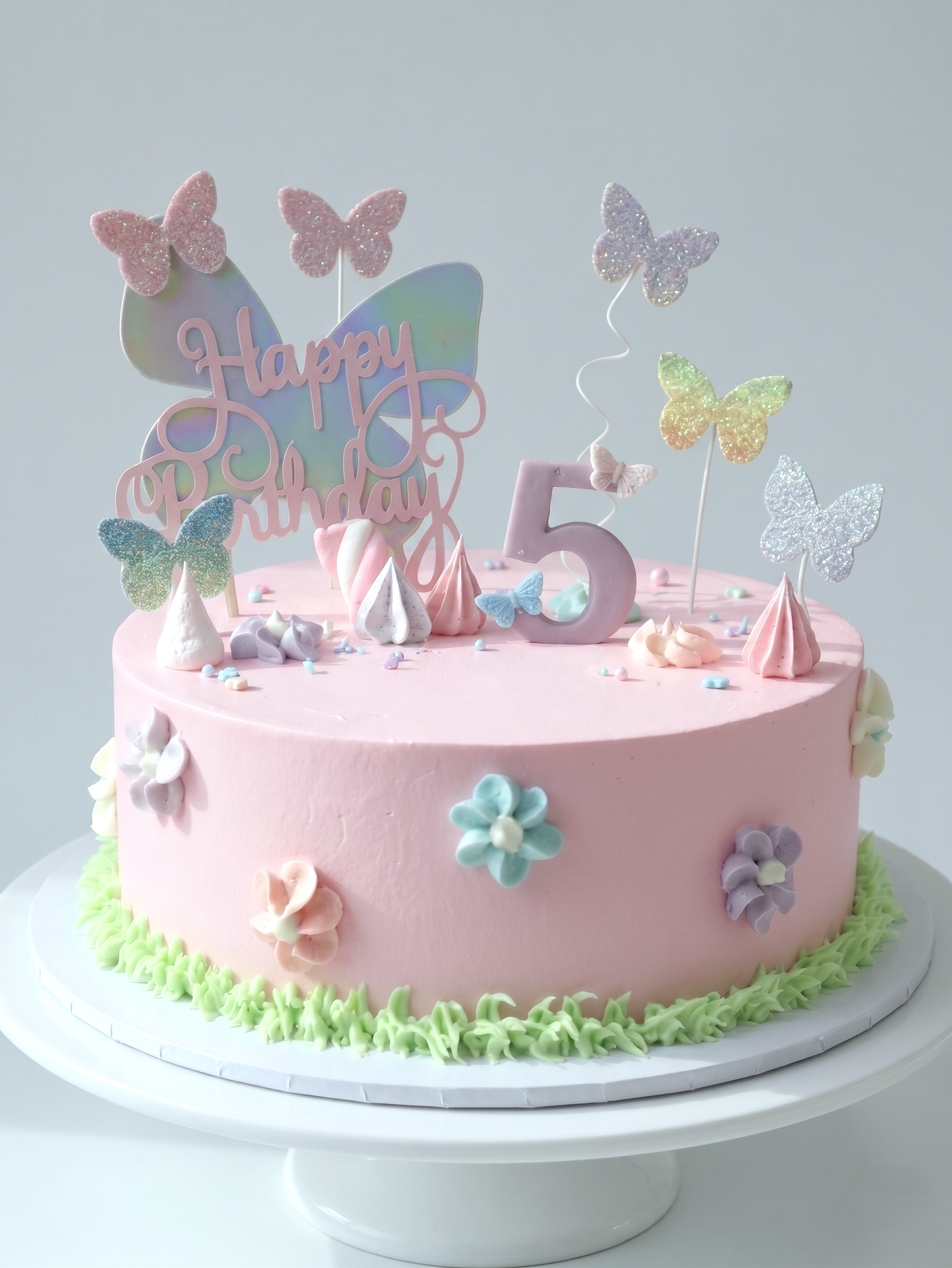 B-023 Dancing Butterflies with Number