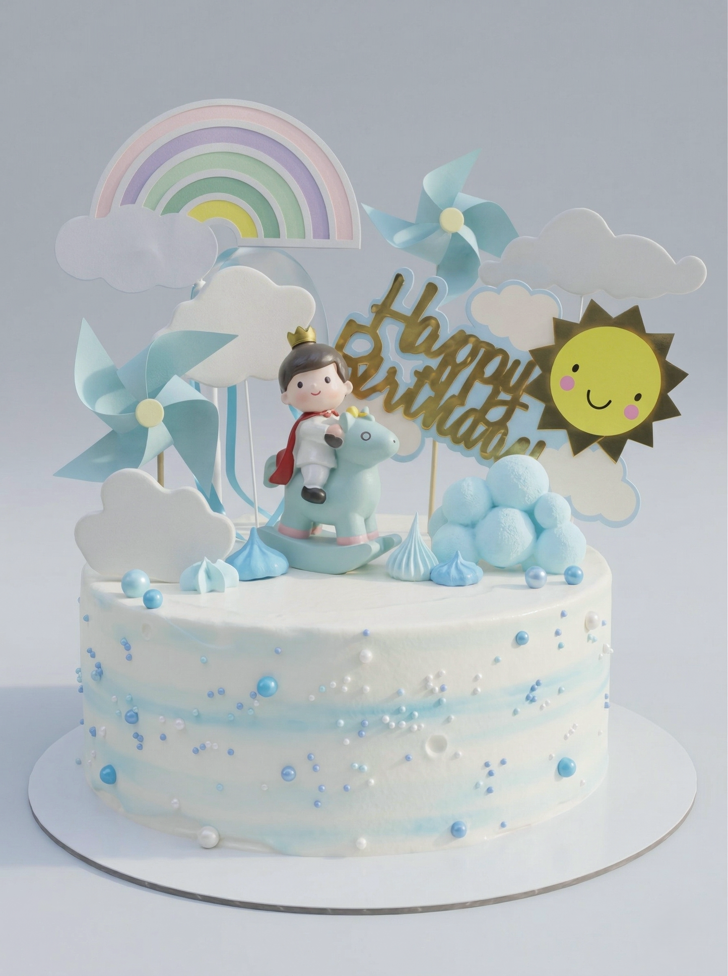 B-290 Rocking Horse Prince with Rainbow