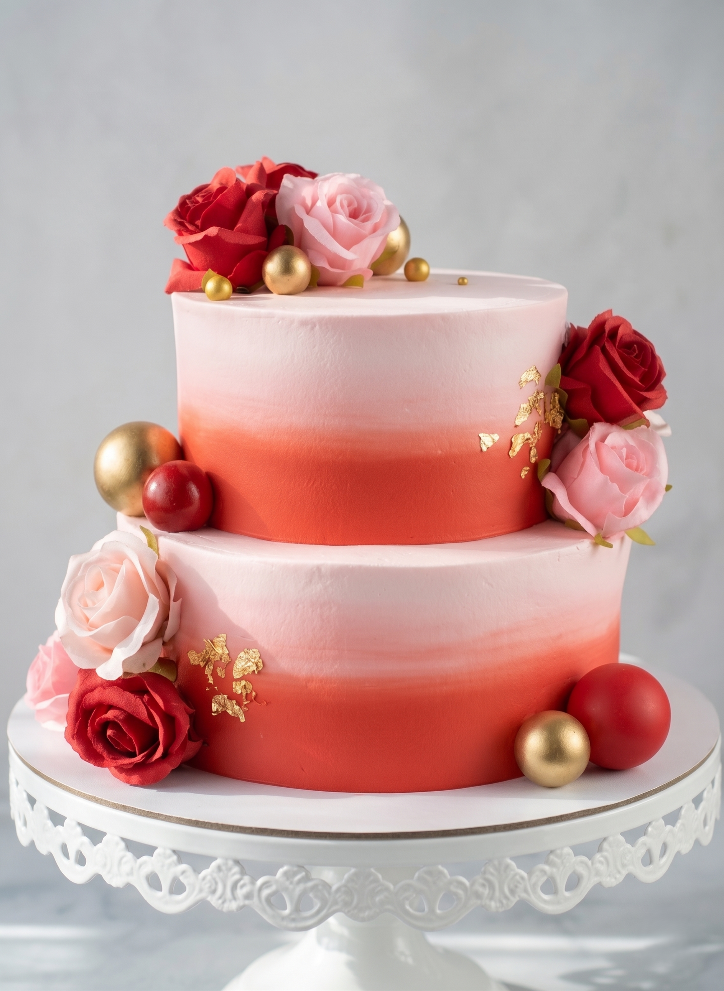 B-510 Red & Pink Roses