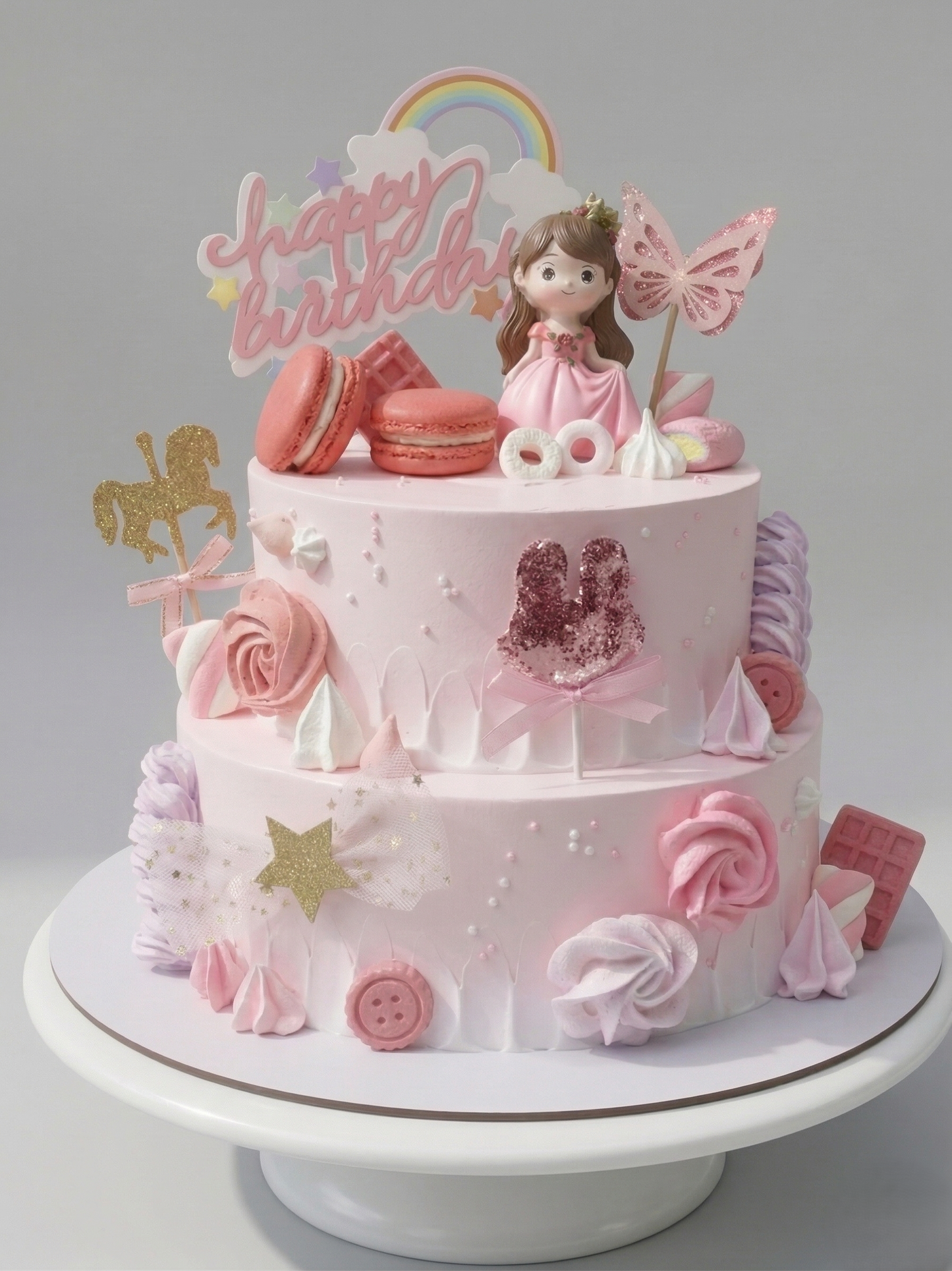 B-642 Pastel Rainbow Princess