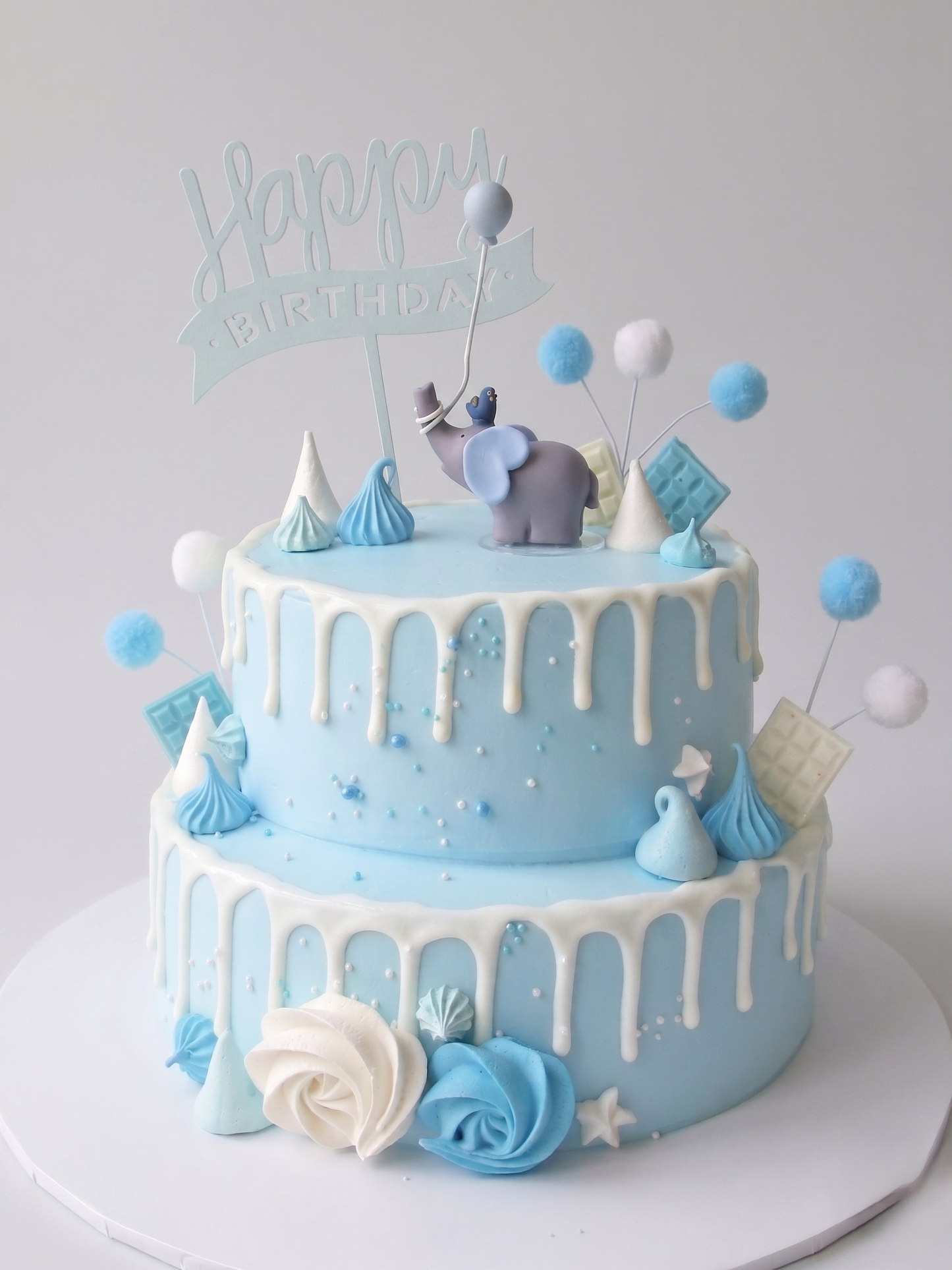 B-712 Blue Baby Elephant