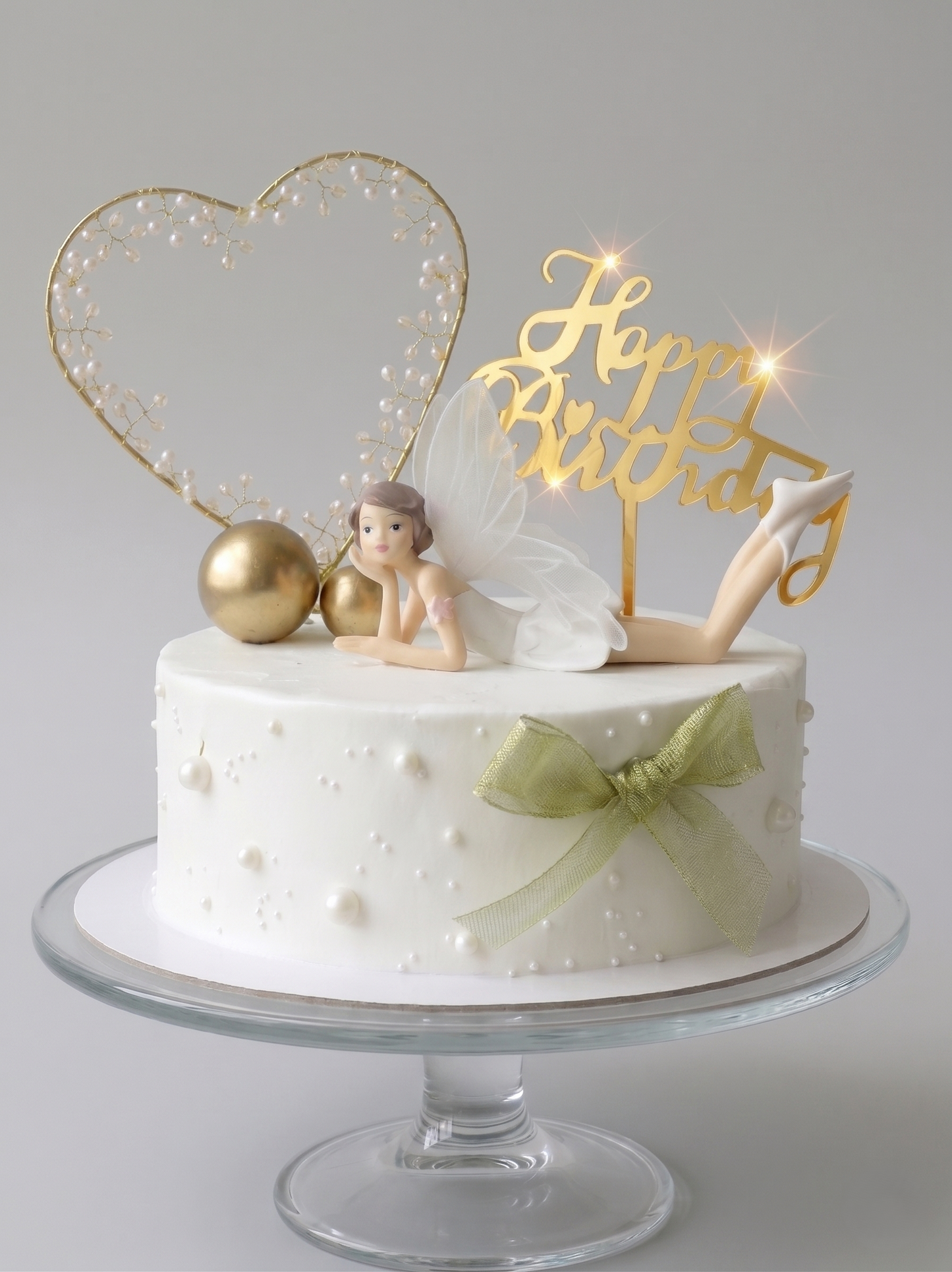 B-933 Fairy with Pearl Heart