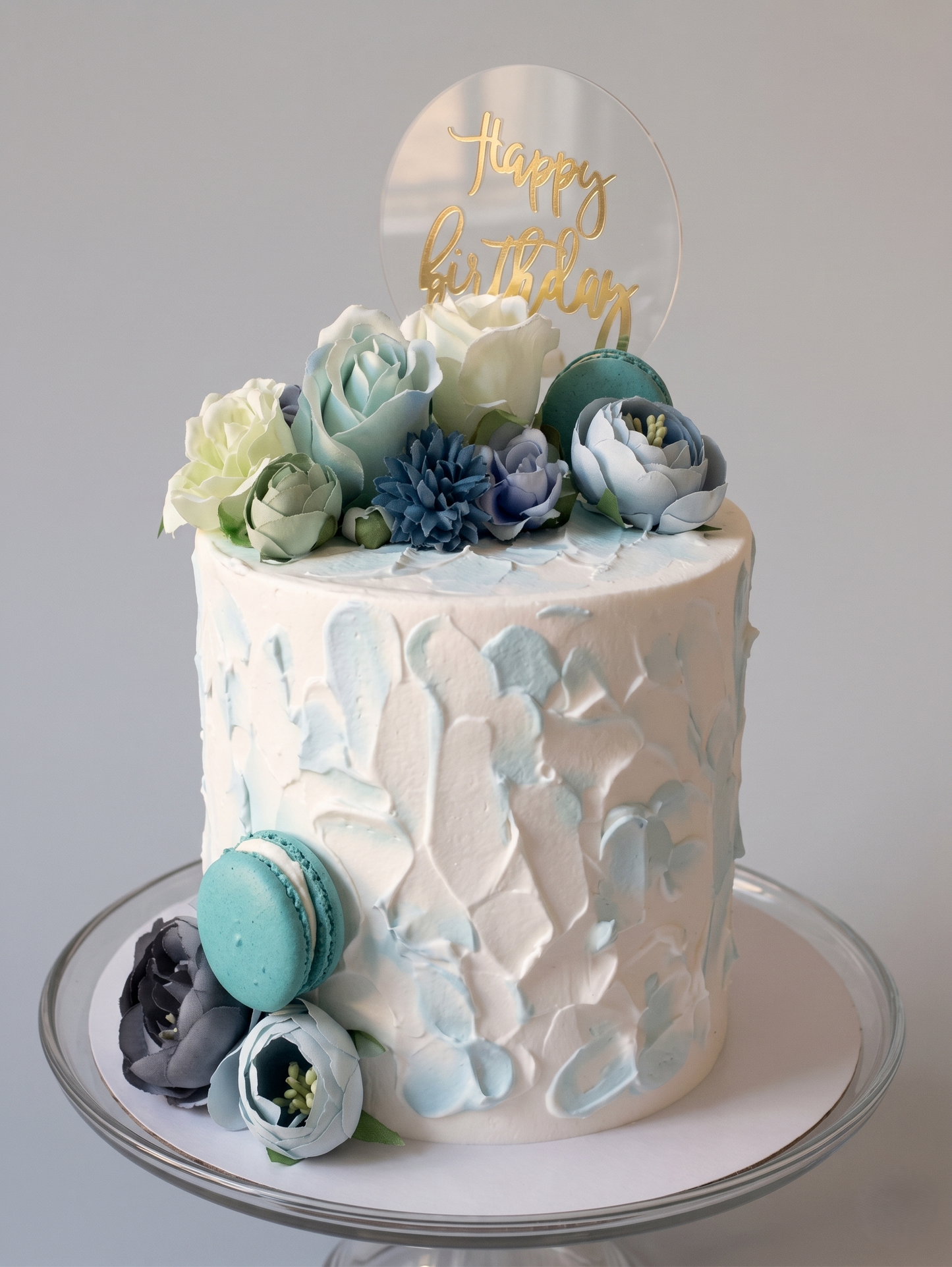 BA-101 Blue Flowers