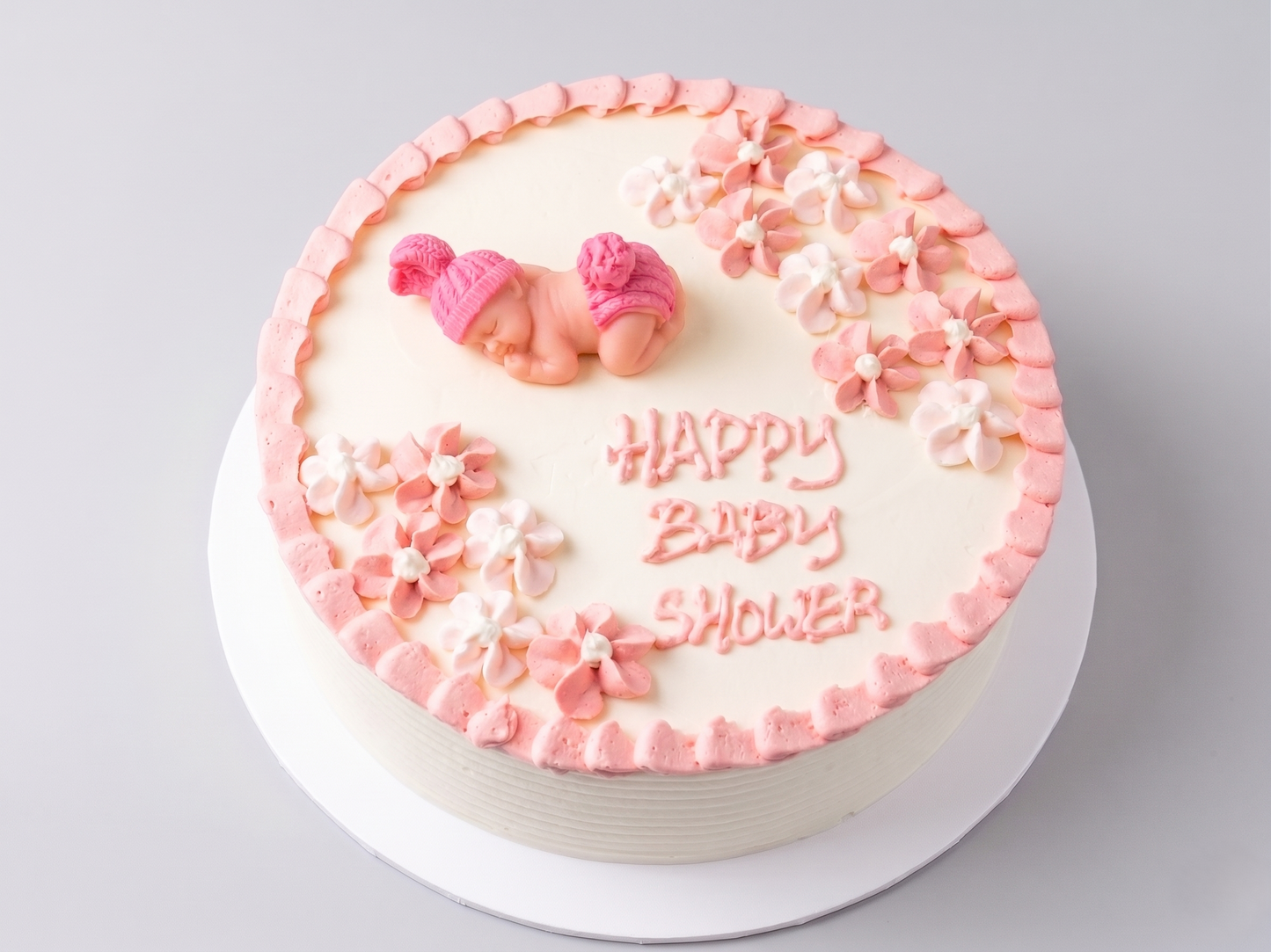 BS-010 Baby Girl with Pink Blossoms