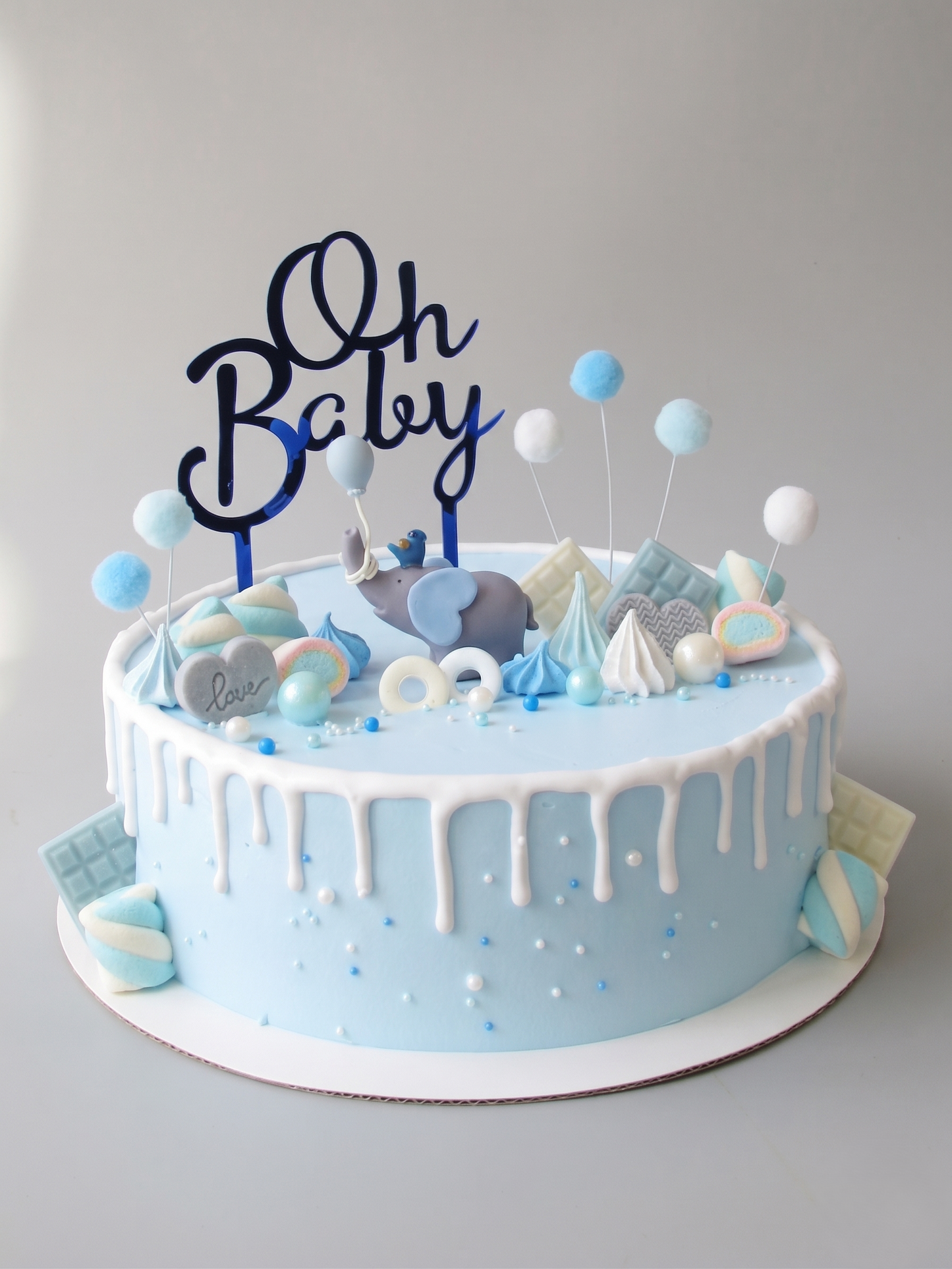 BS-133 Blue Elephant Baby Boy #3
