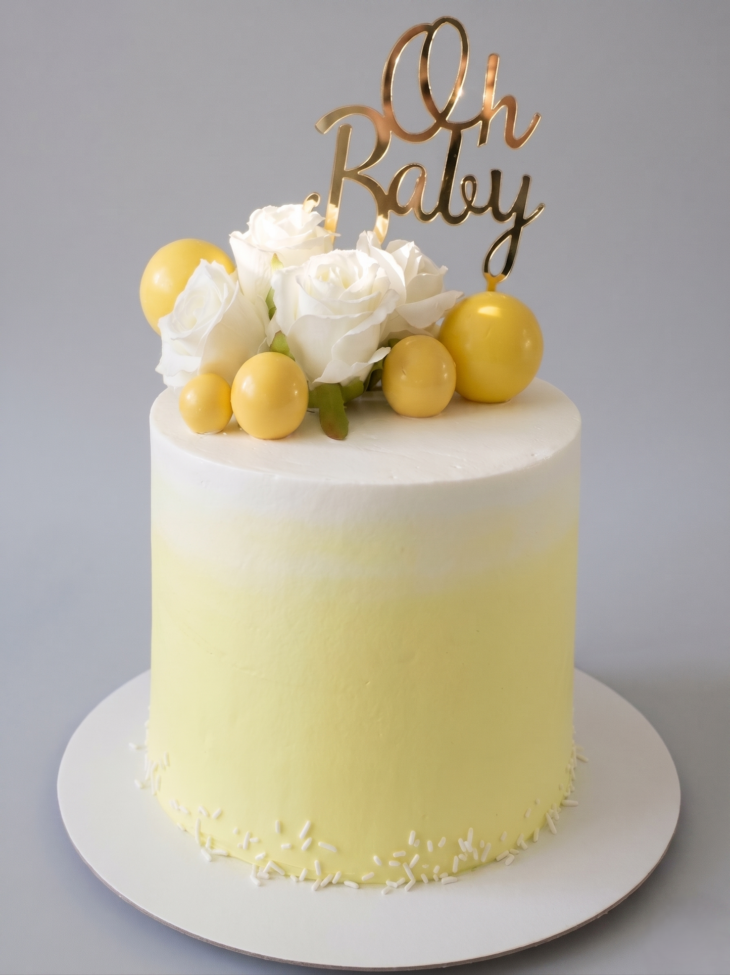 BS-319 Yellow Balls with Roses