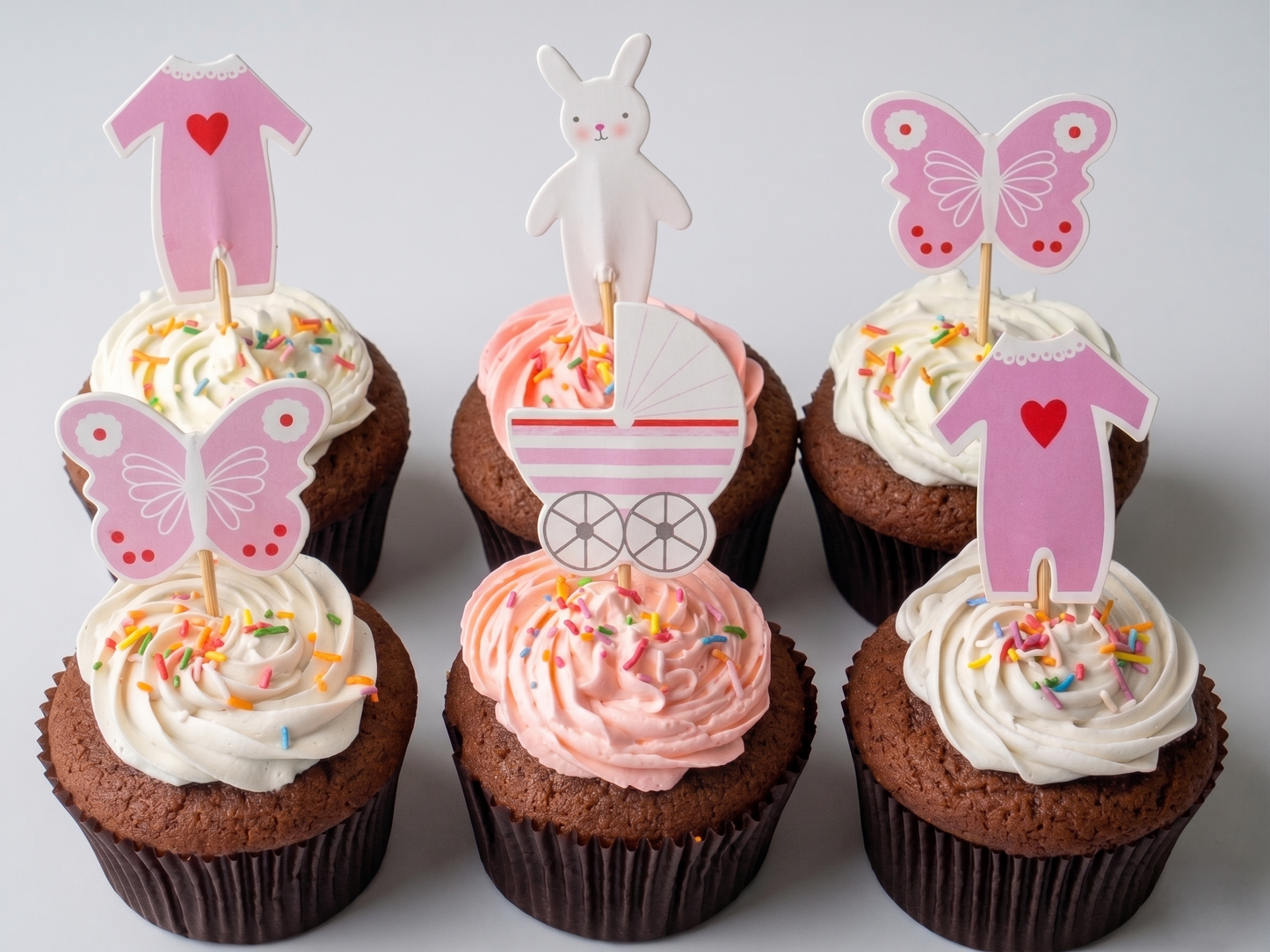 BSC-018 Baby Shower Cupcake 018
