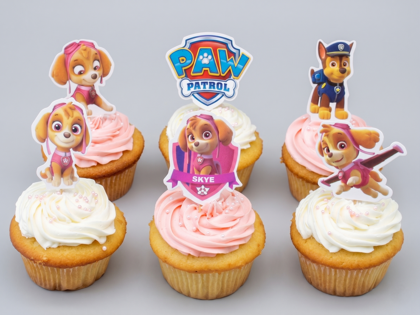 CP-138 Paw Patrol Pick #2 Girl Cupcake