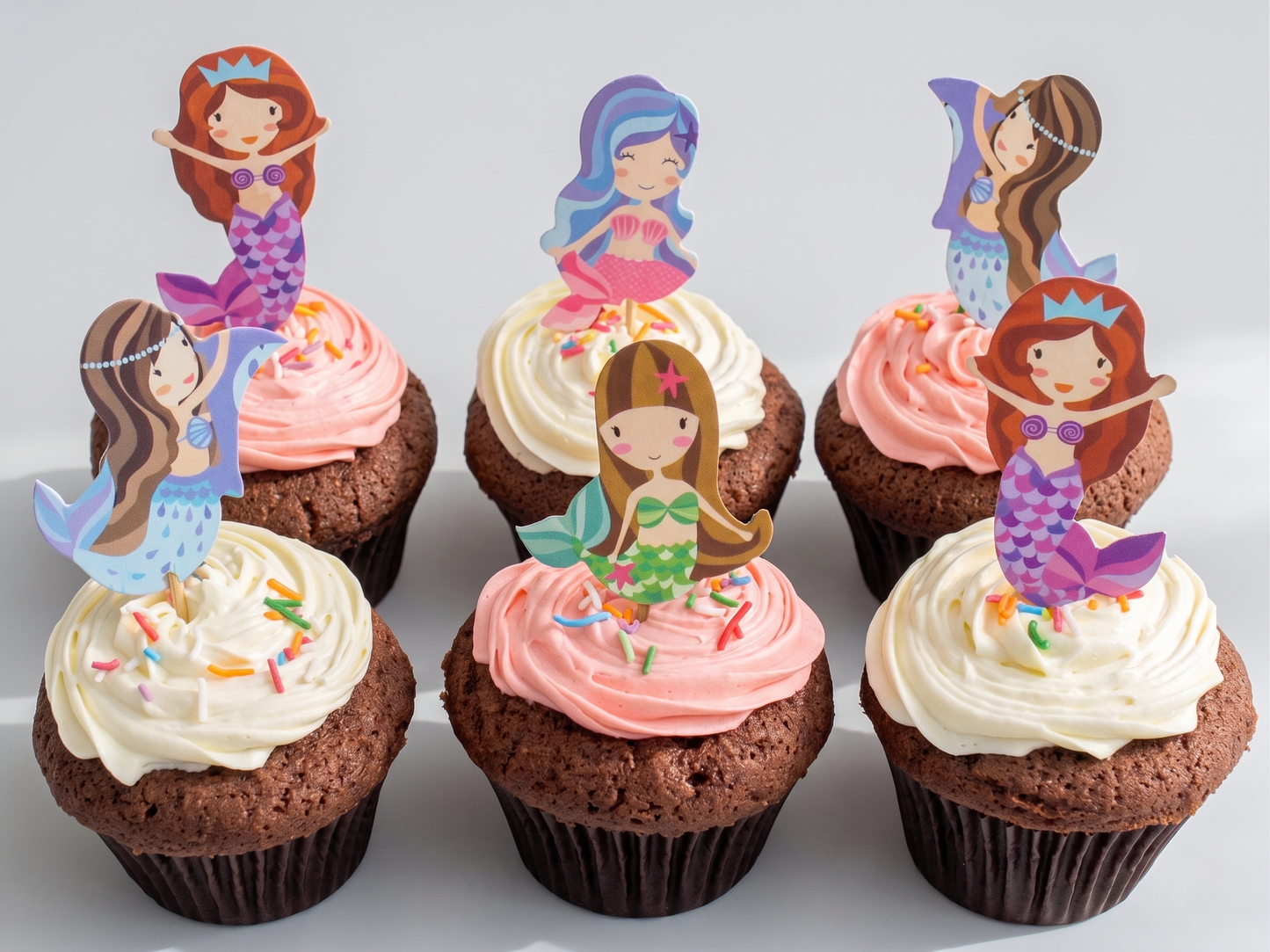 CP-152 Mermaid Pick Cupcake