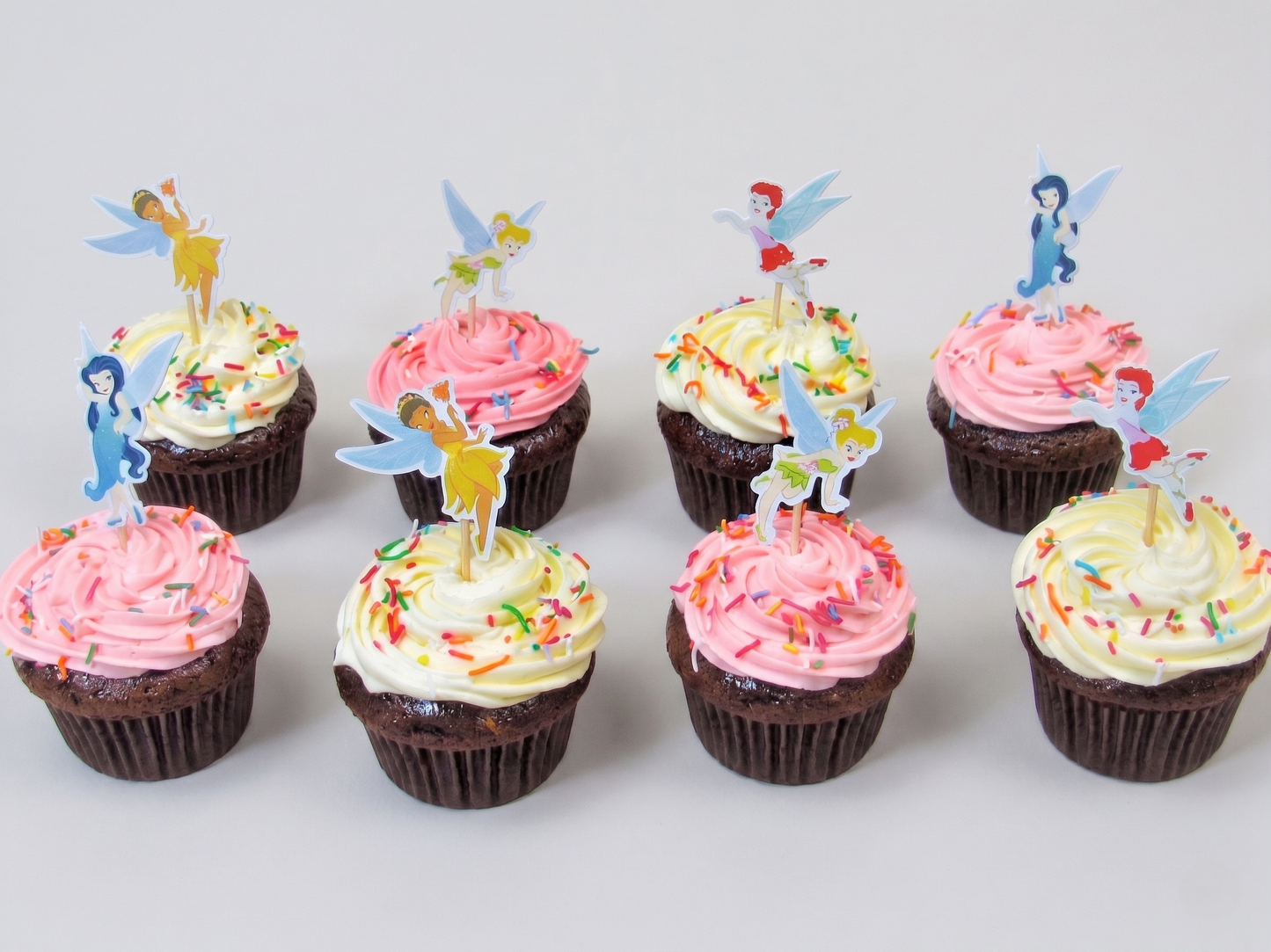 CP-164 Disney Fairies Pick Cupcake