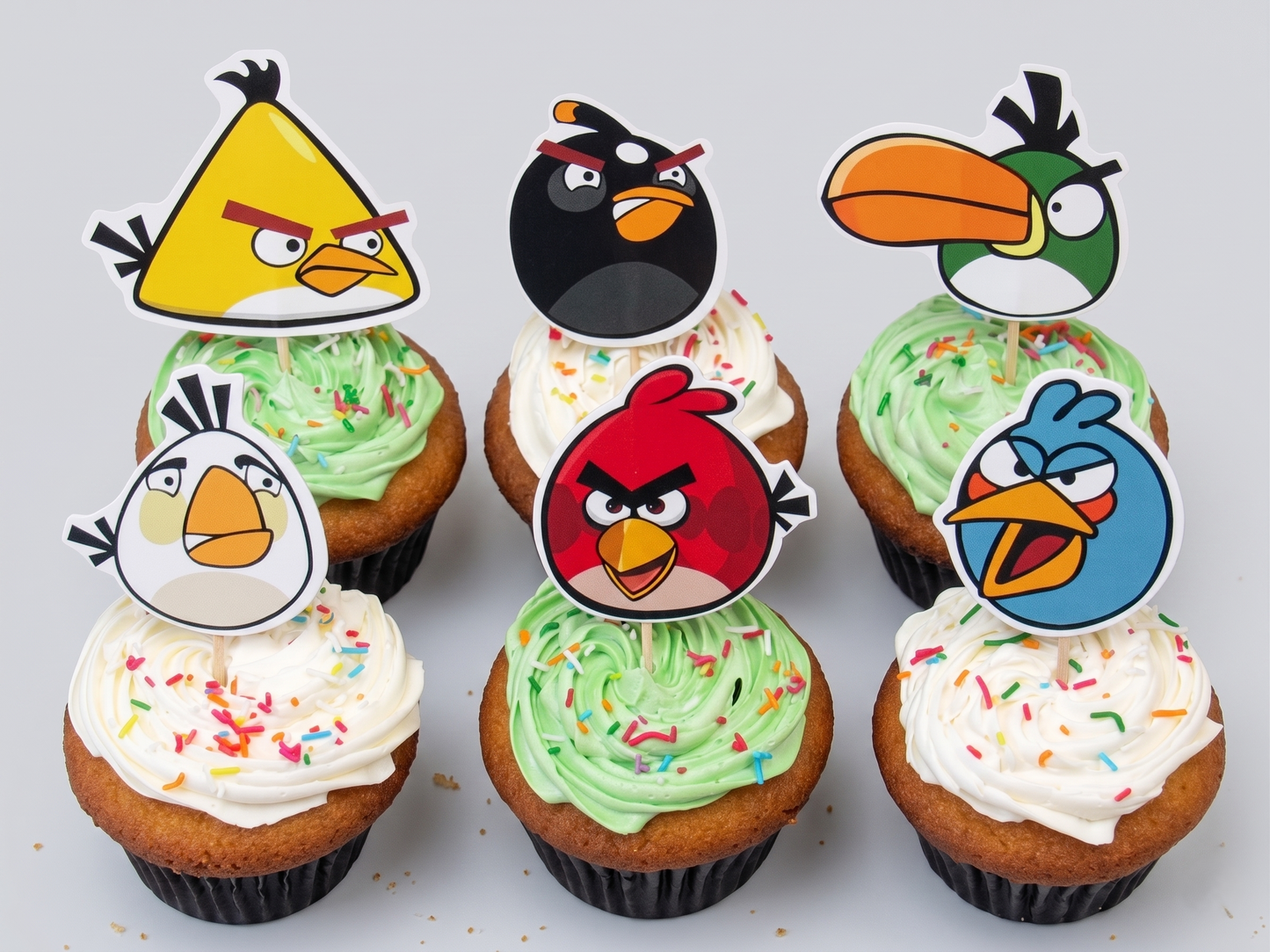 CP-183 Angry Birds Pick Cupcake