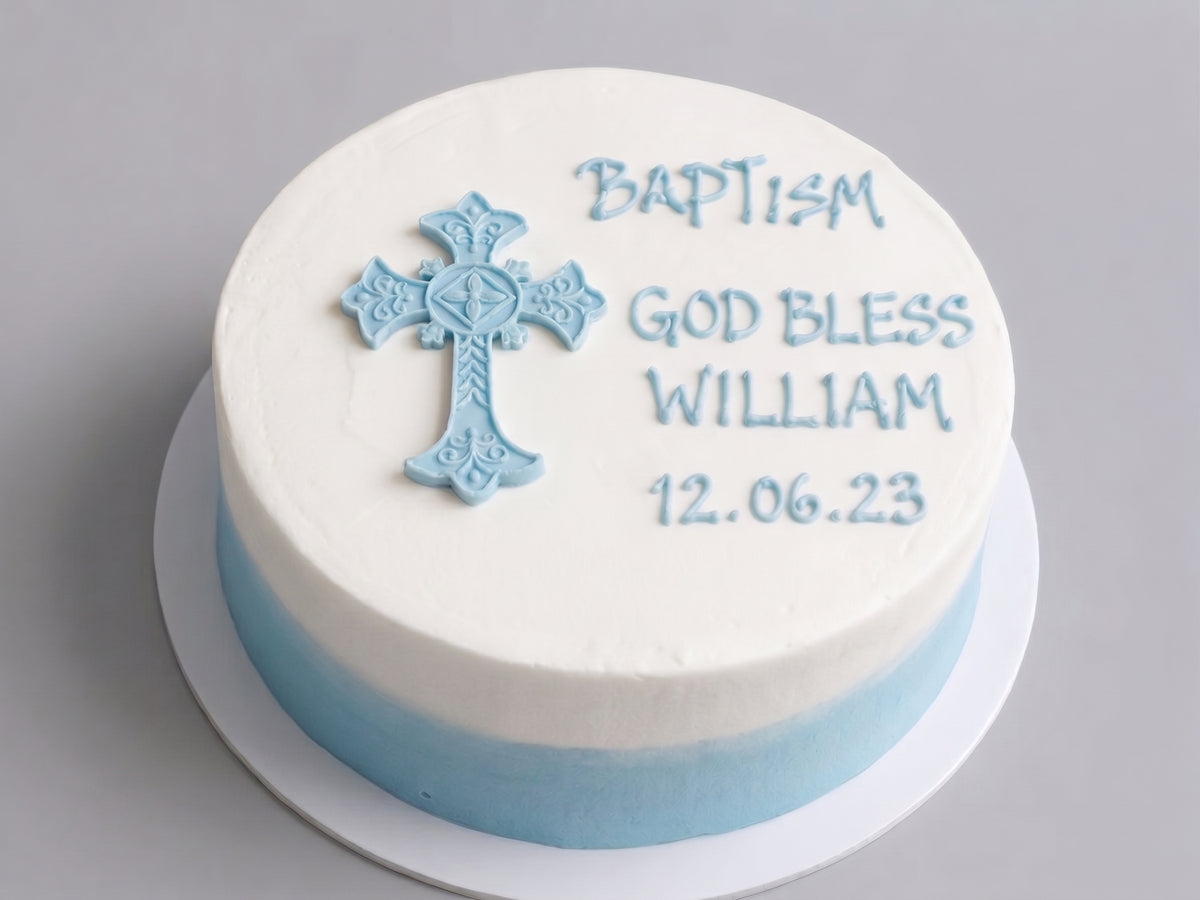 RE-001 Blue Ombre With Cross