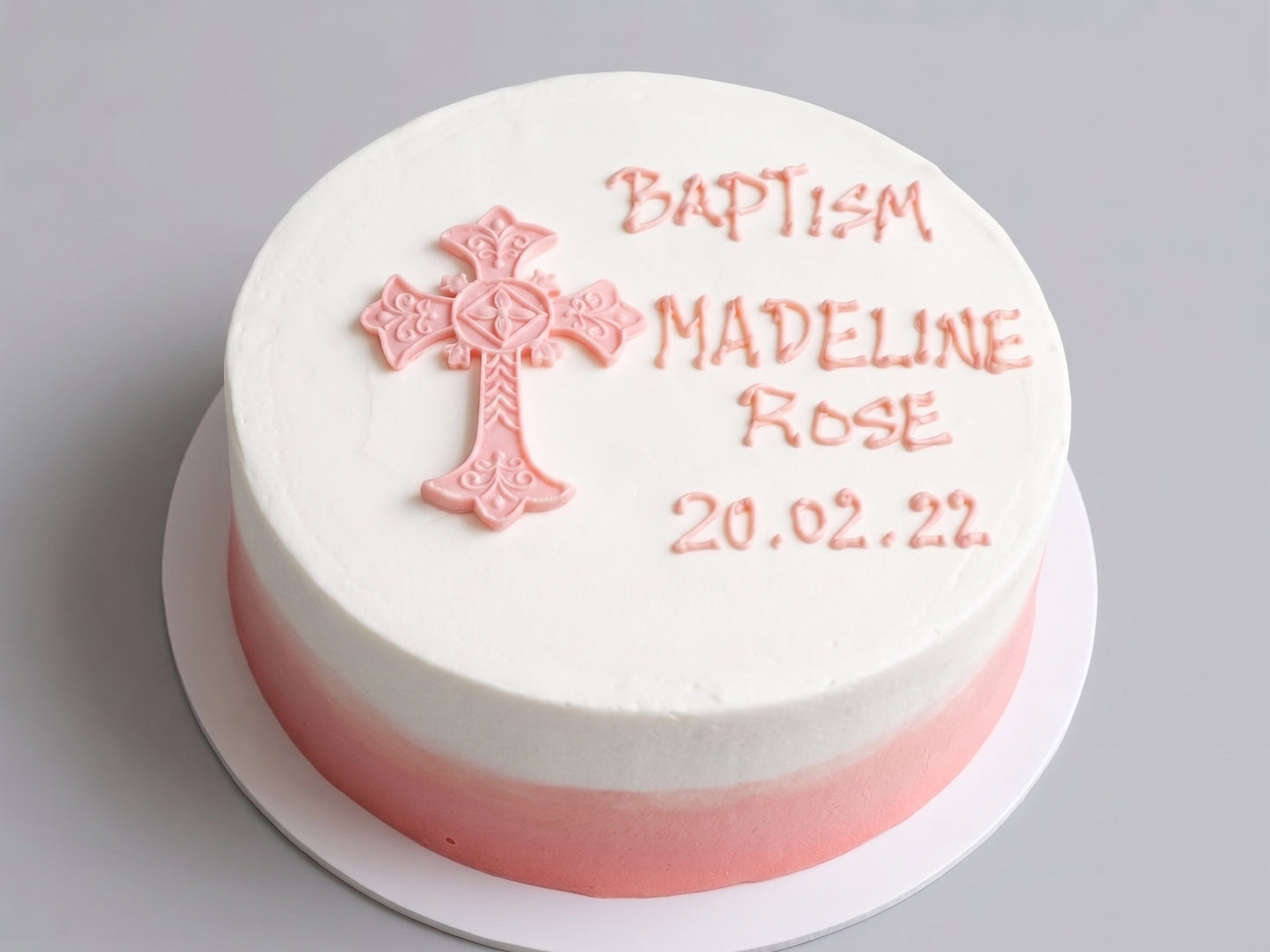 RE-002 Pink Ombre With Cross
