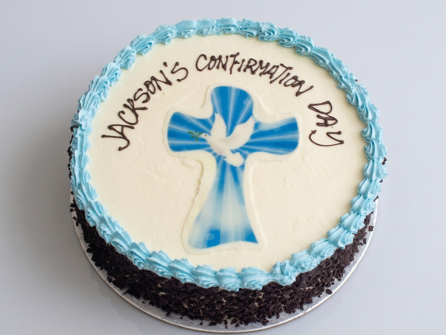RE-003 Blue Confirmation Cross Image