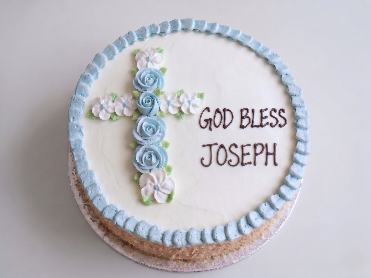 RE-005 Blue Rose Banquet Cross