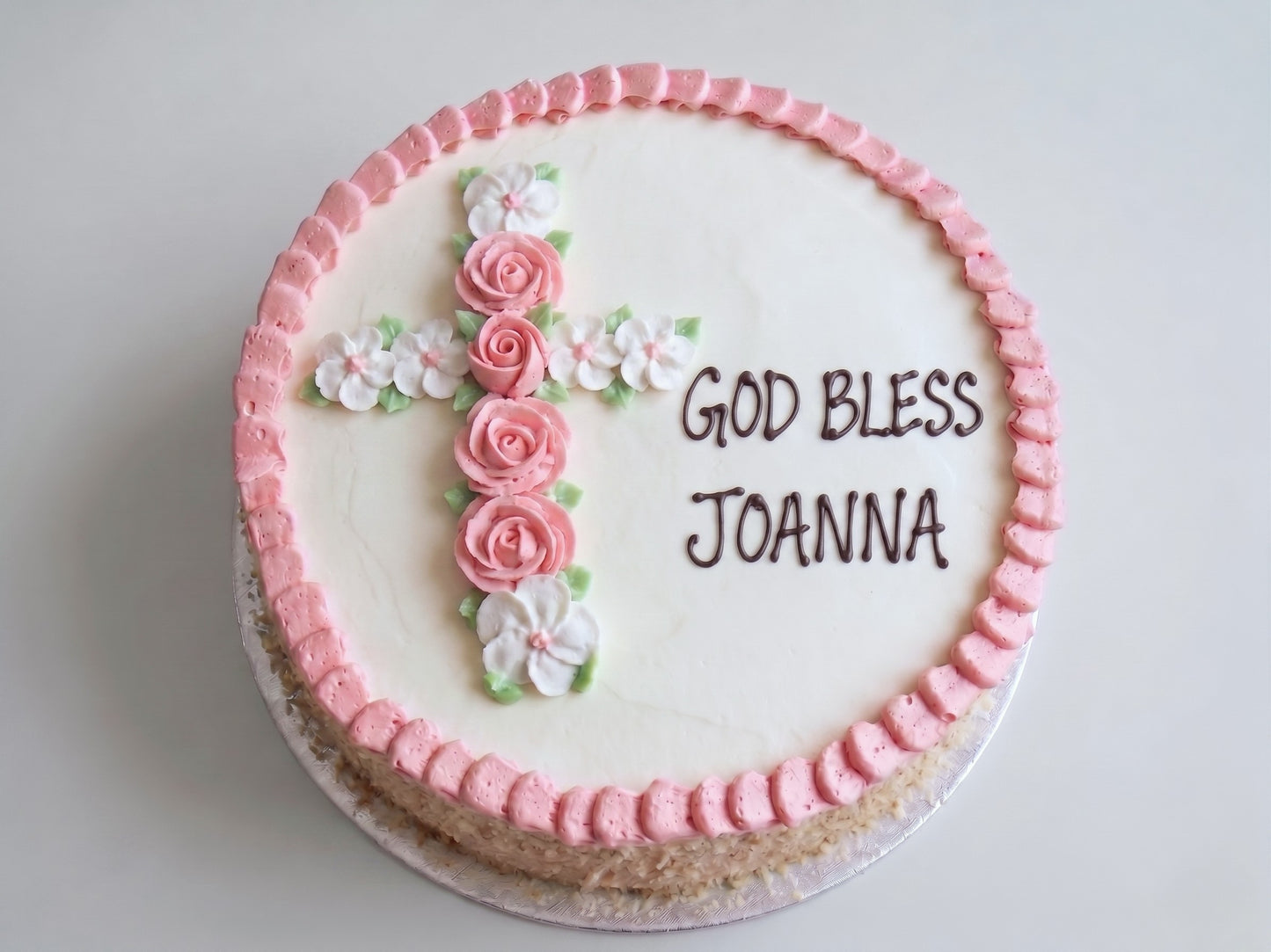 RE-006 Pink Rose Banquet Cross