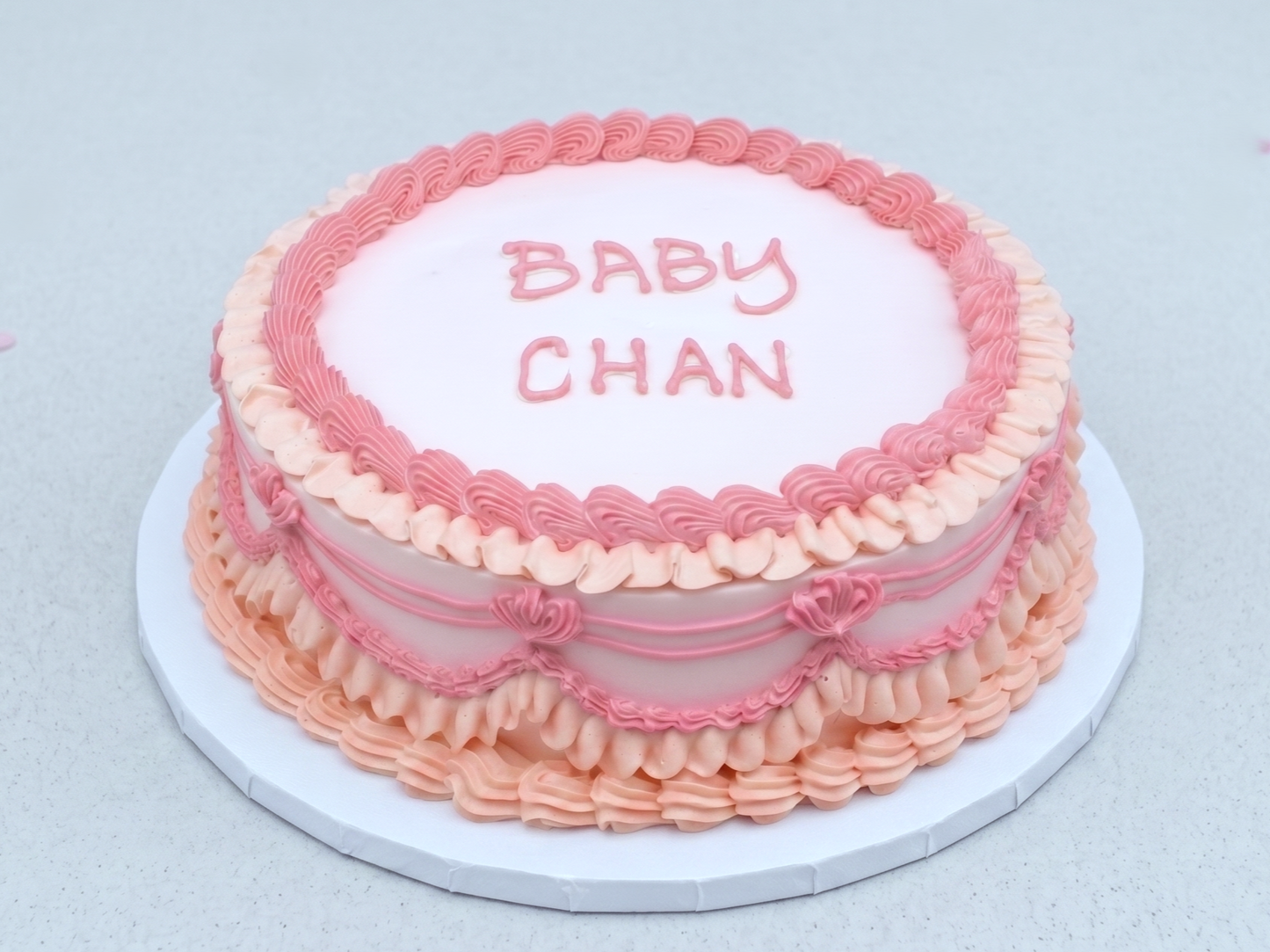 VI-037 Vintage Cake #37 Pink Vintage