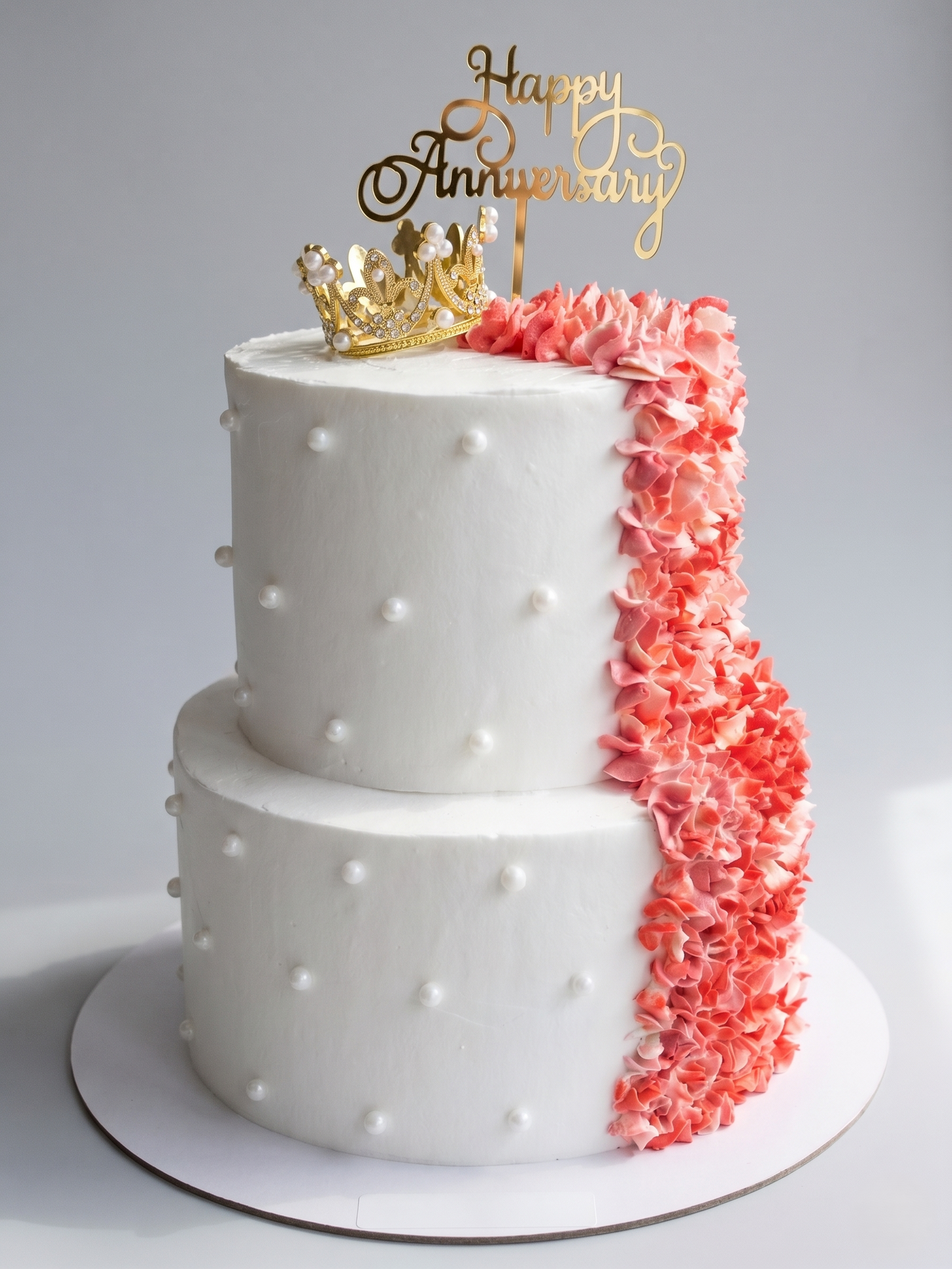 WC-243 2 Tier Double Height Pearls with Crown
