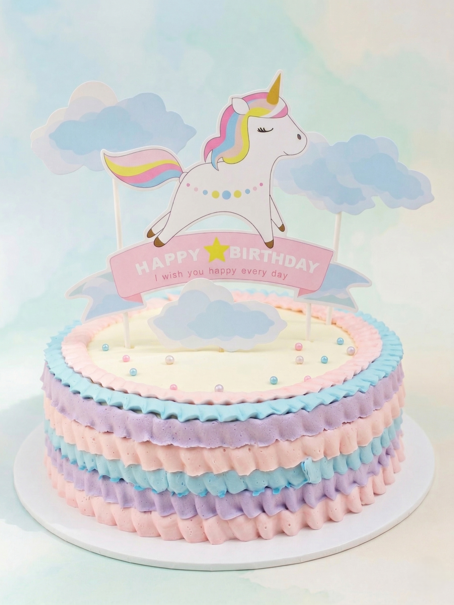 B-074 Rainbow Cloud Unicorn