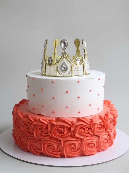B-505 Red & White with Tiara