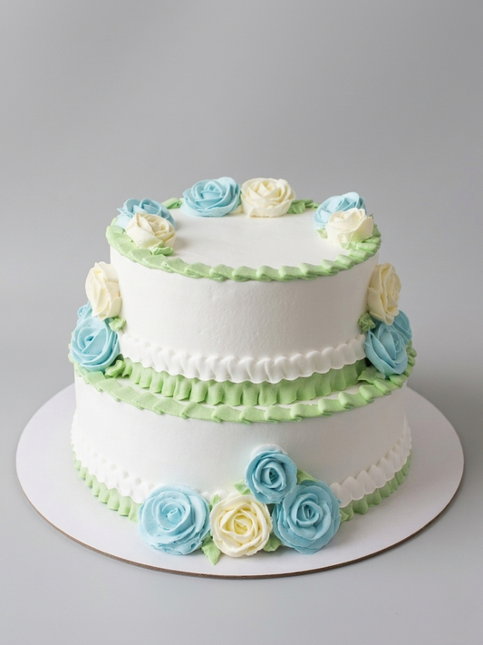B-523  Blue & Green