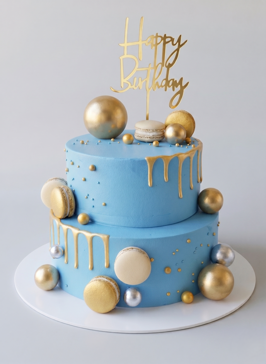 B-532 Gold Balls & Macarons