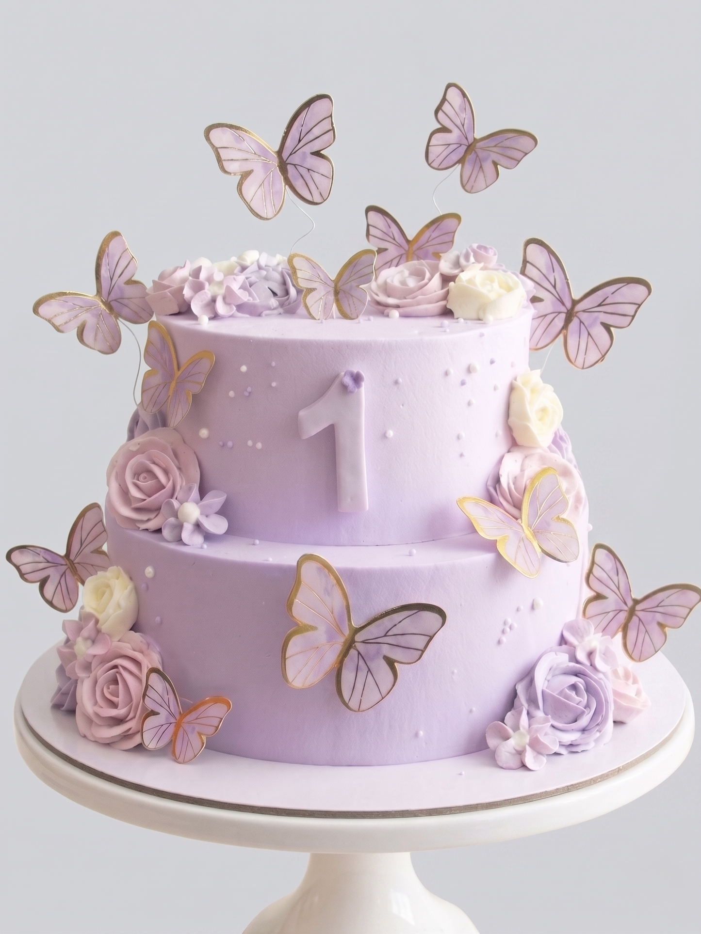 B-628 Purple Butterflies