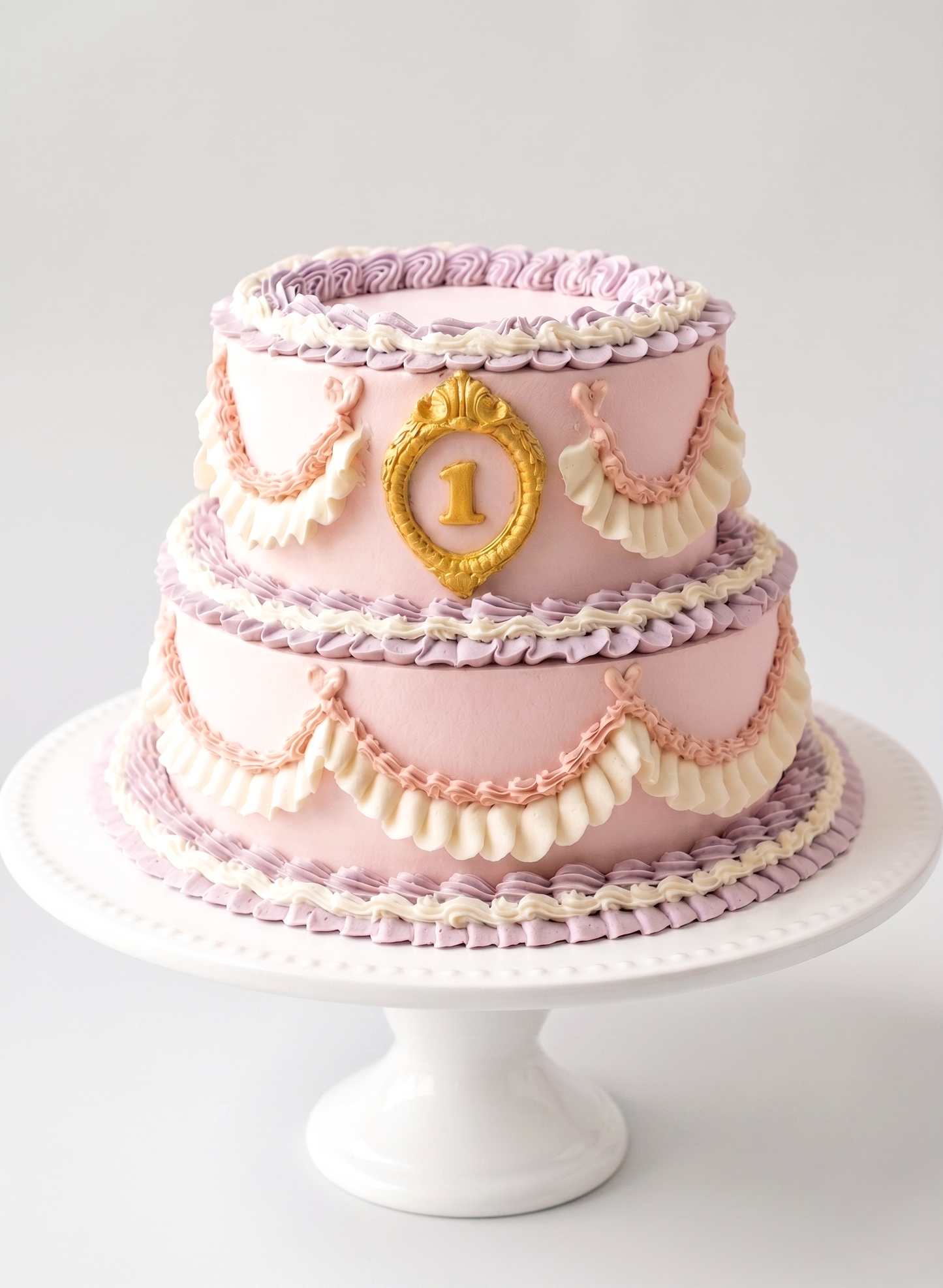 B-649 Vintage Tiered Cake