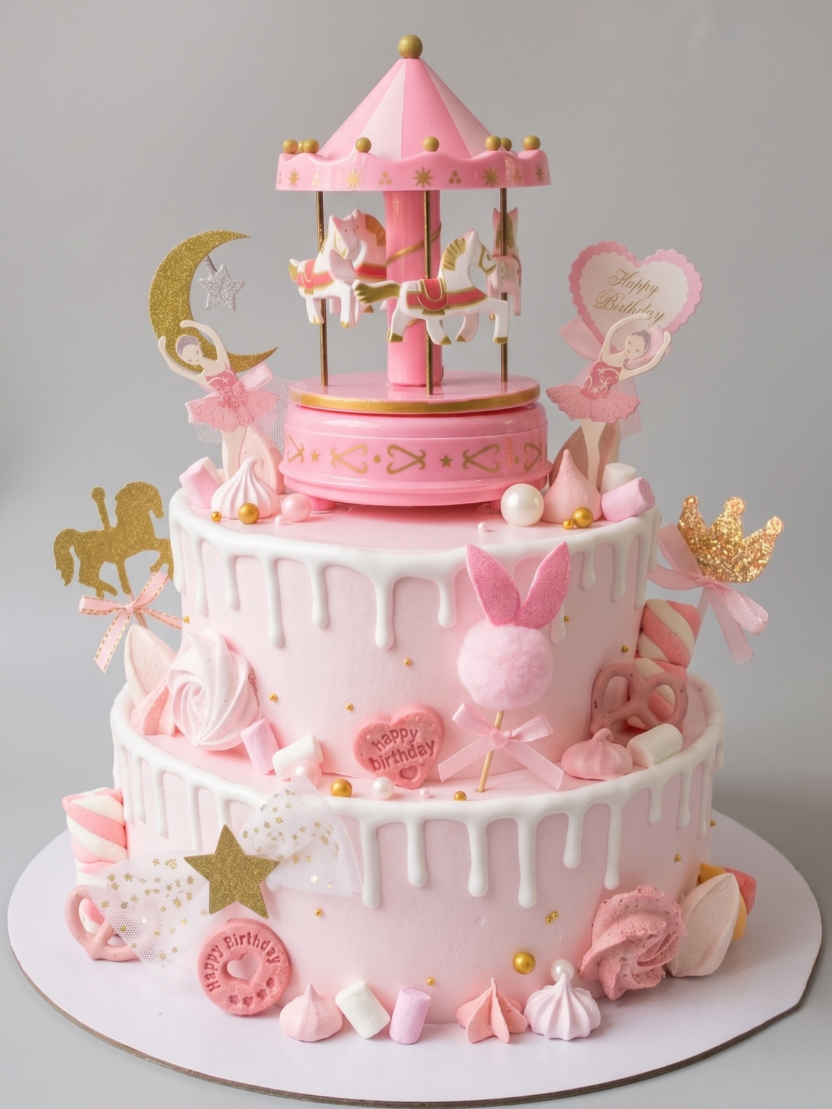 B-668 Pink Carousel