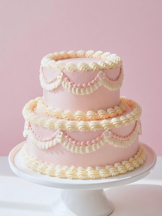 B-673 Vintage Tiered Cake