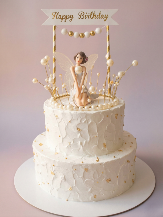 B-682 Fairy with Pearl Tiara