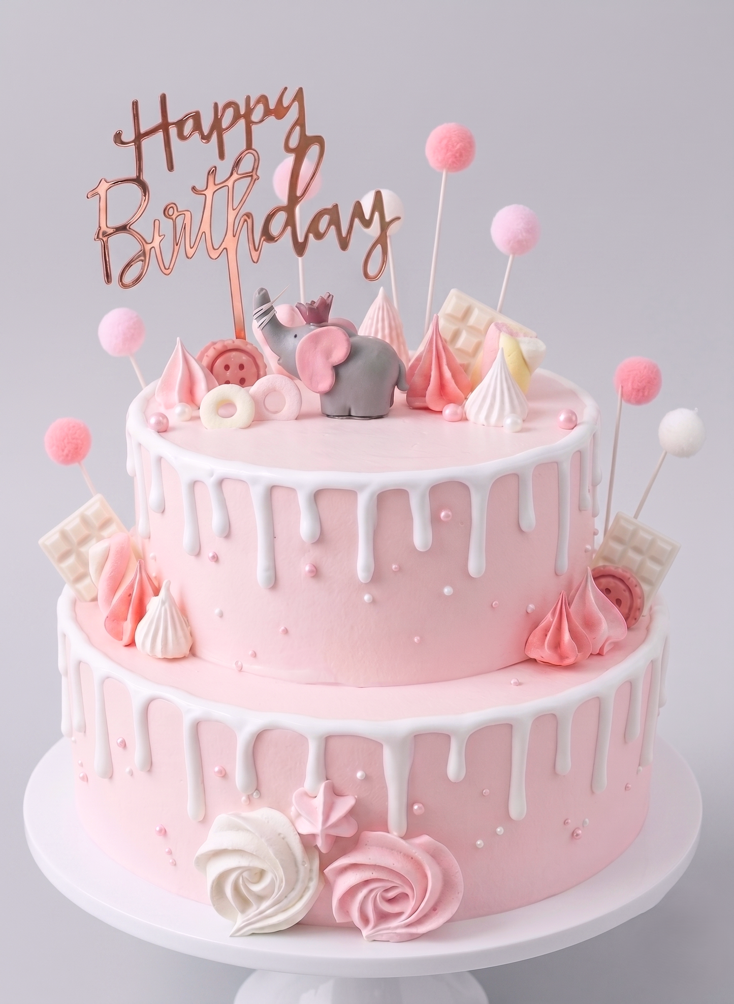 B-713 Pink Baby Elephant