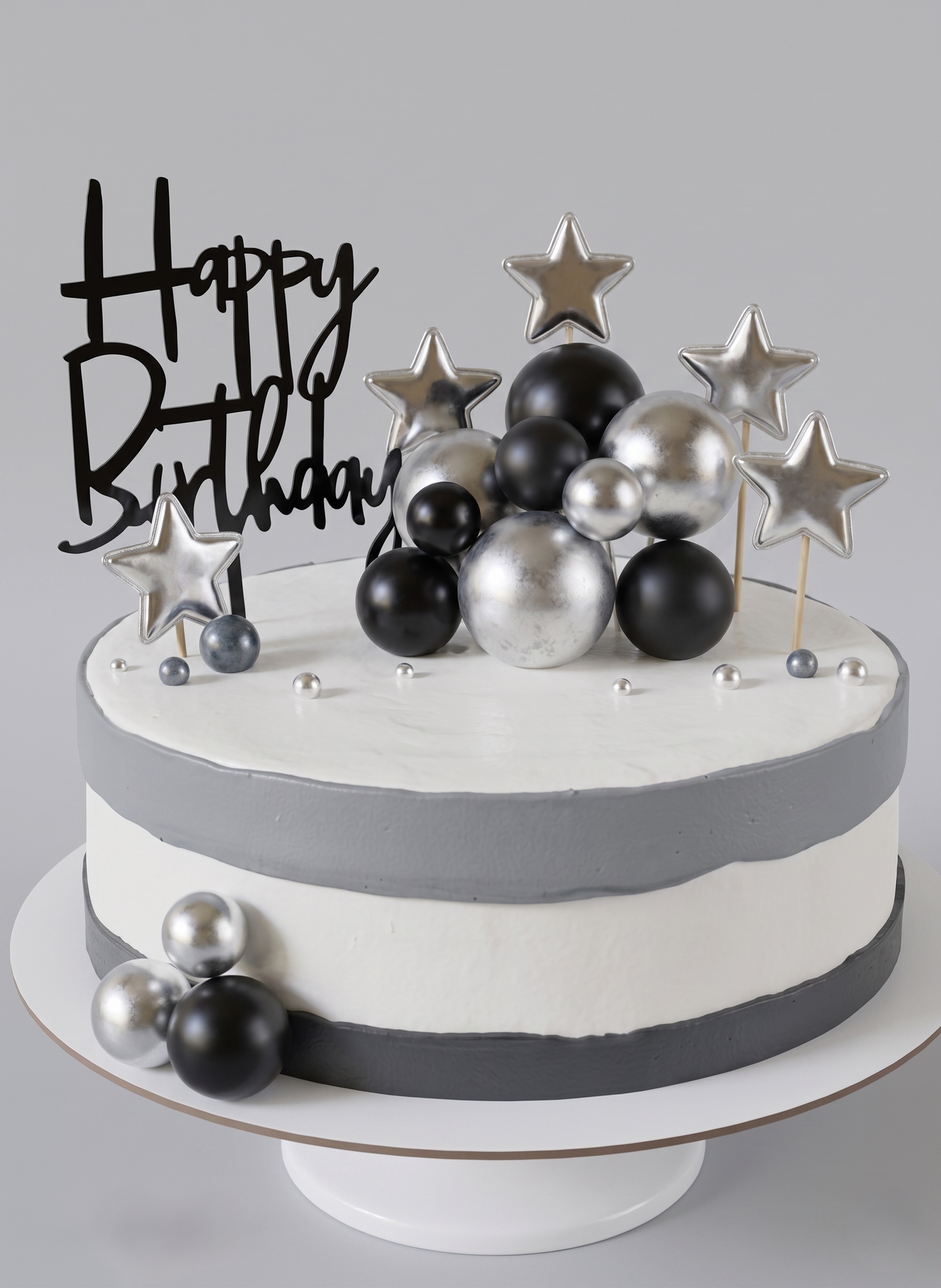B-819 Black & Sliver #1