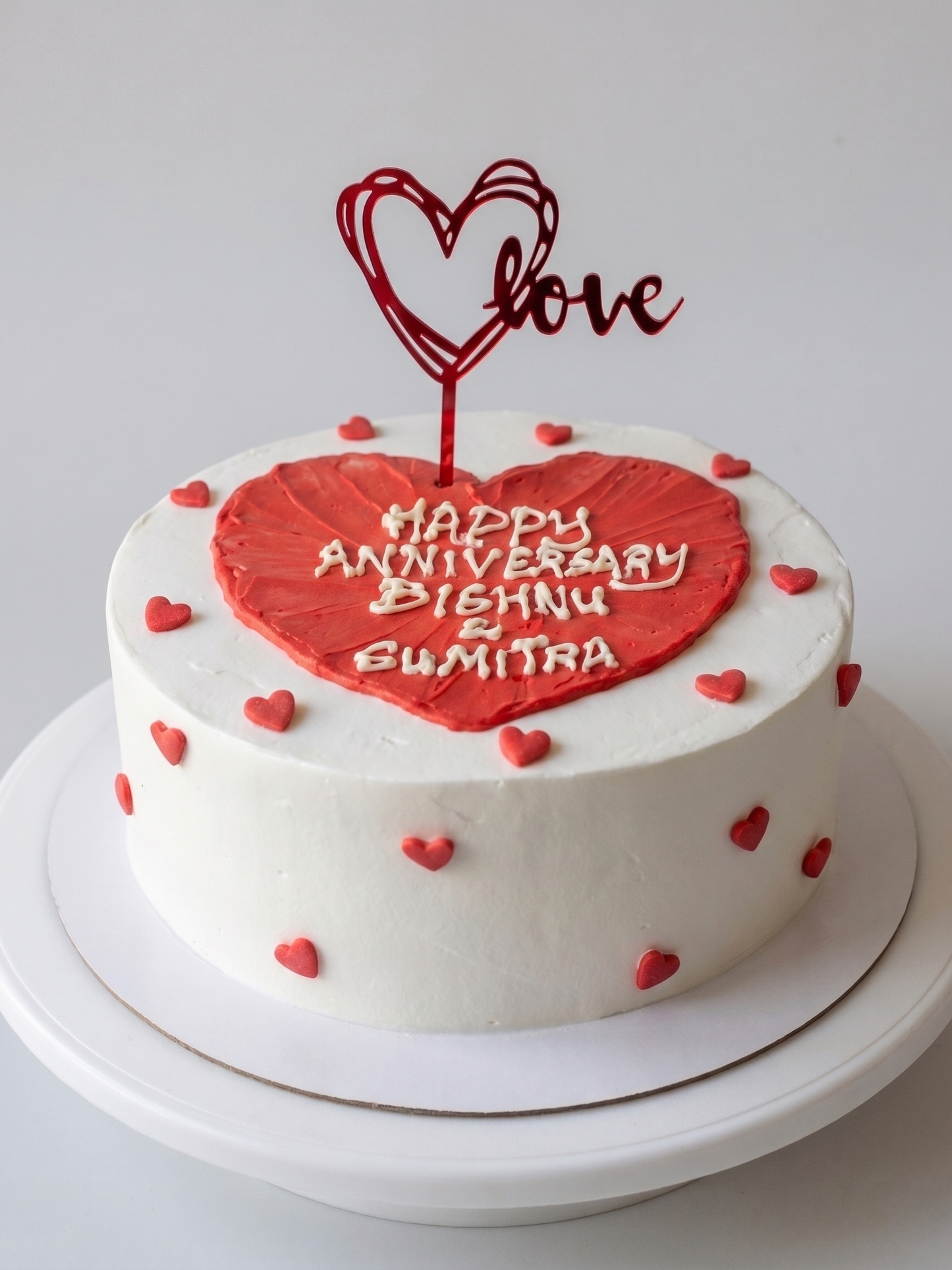 B-914 Red Heart on Heart