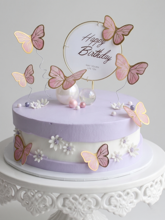 B-940  Purple Butterflies