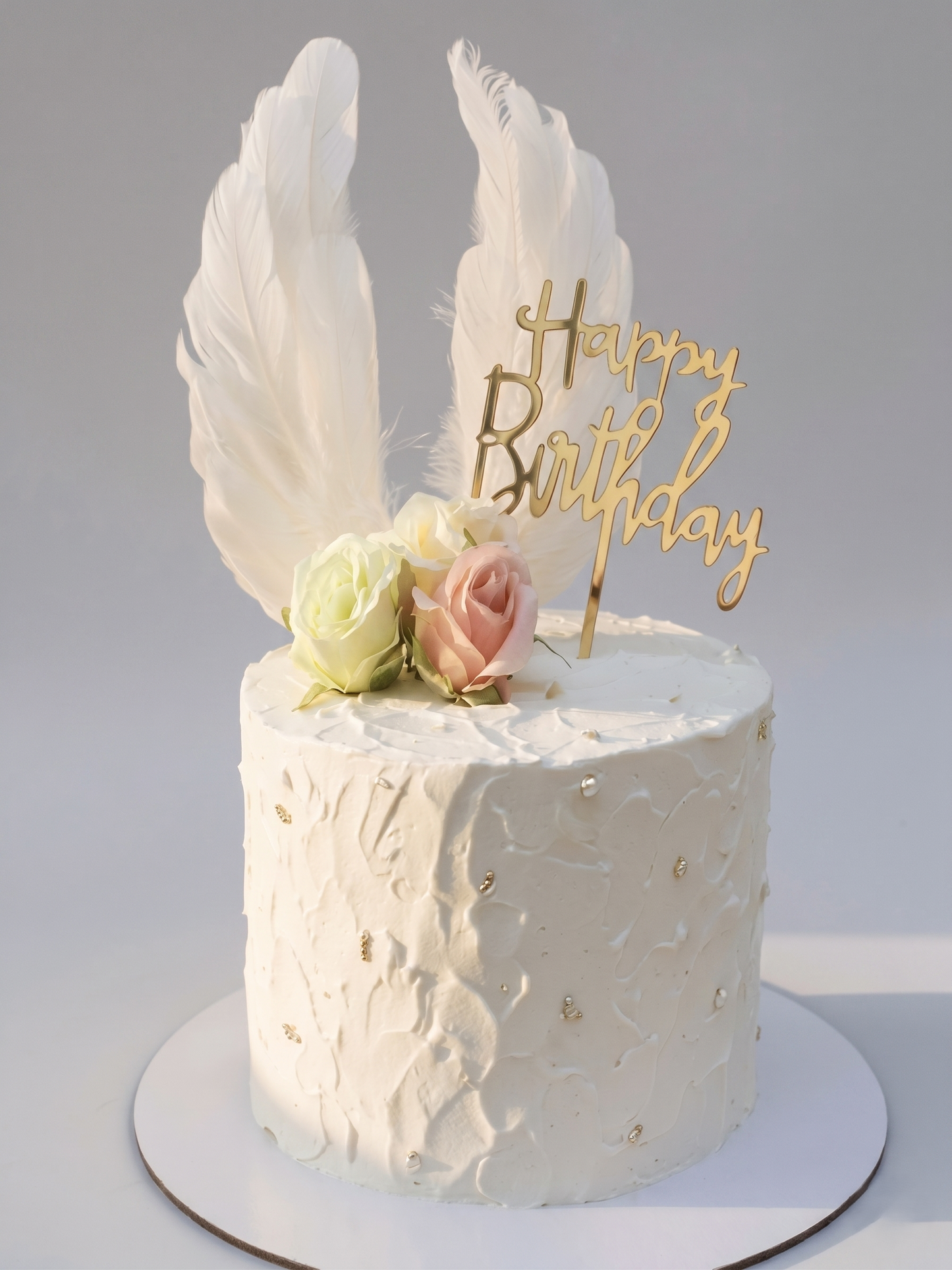 BA-051 Silk Flowers with Gold leaf