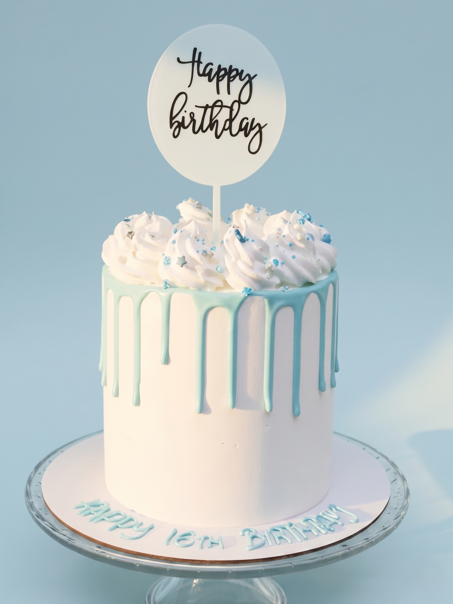BA-059 Blue Drip Cake