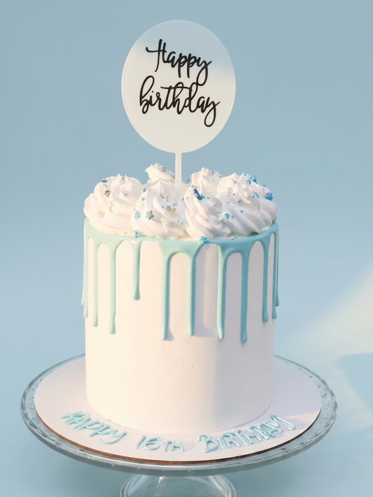 BA-059 Blue Drip Cake