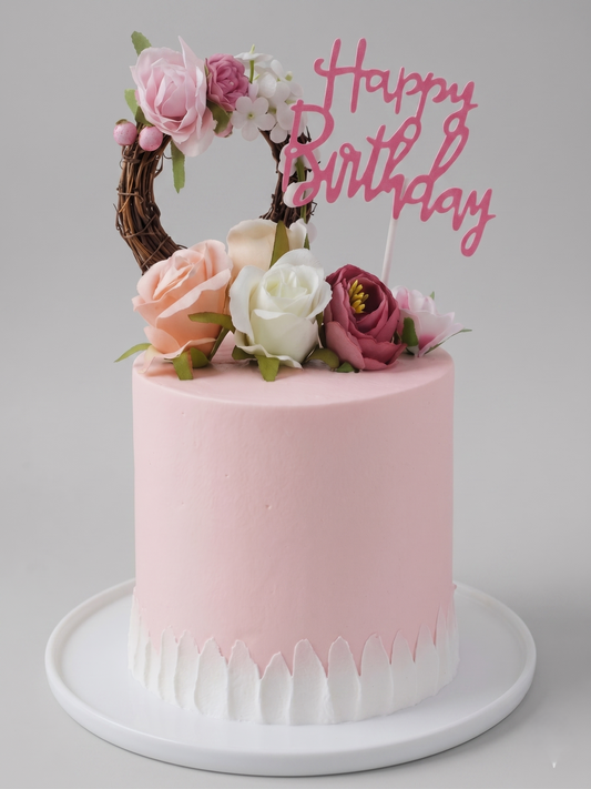 BA-071 Flower Wreath Cake
