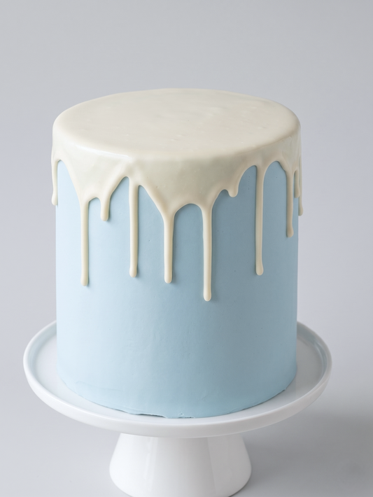 BA-081 Blue Cake with White Dripping