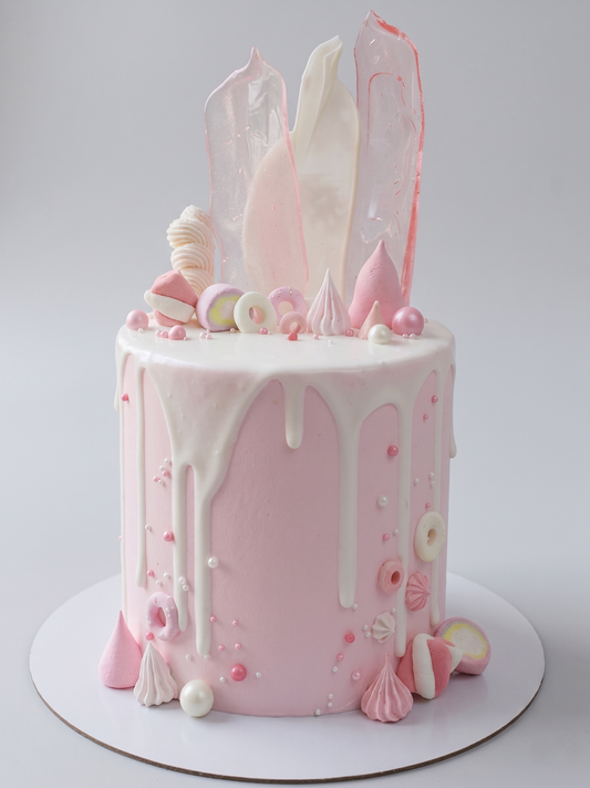 BA-086 Pink Tone Drip Cake