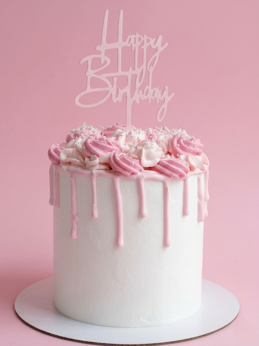 BA-087 Pink Drip Cake