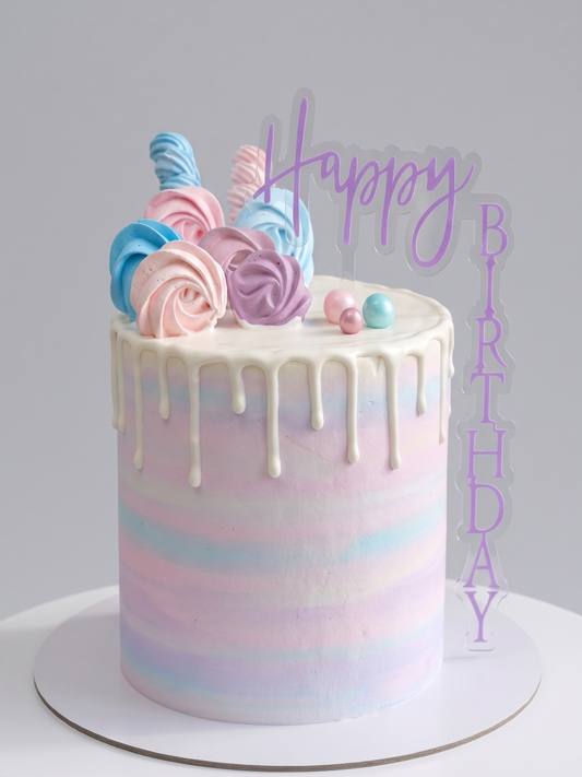 BA-108 Pastel Tone Drip Cake