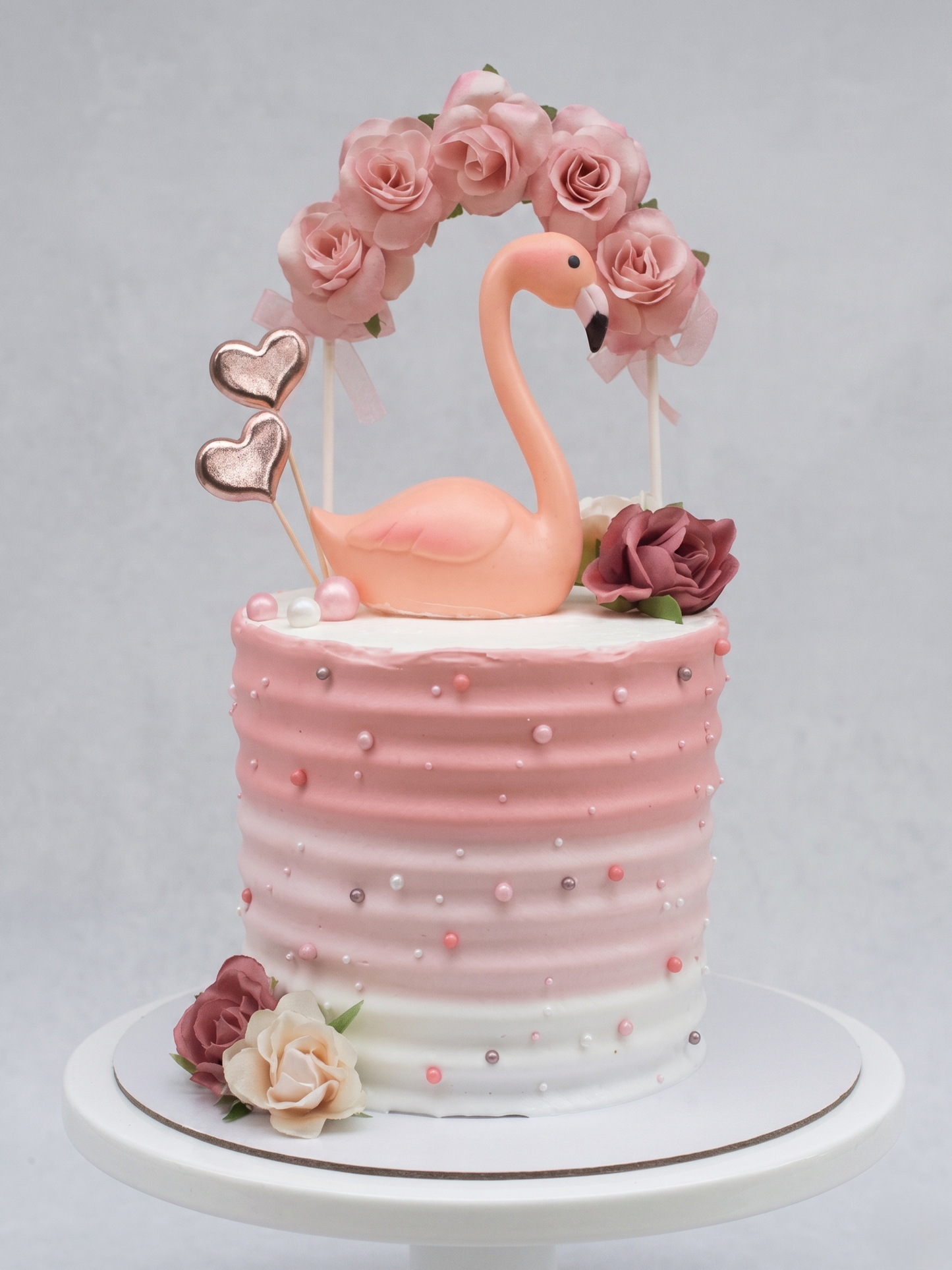 BA-118 Flower Arch with Flamingo