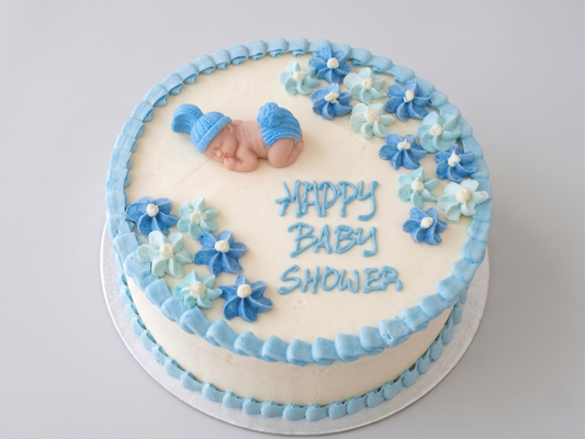 BS-009 Baby Boy with Blue Blossoms