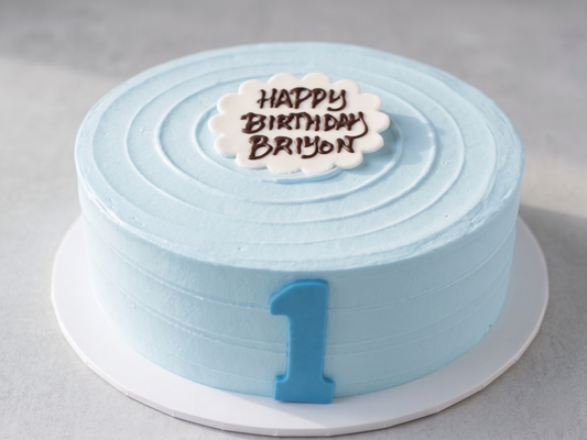 BS-040 First Birthday Smash Cake in Blue