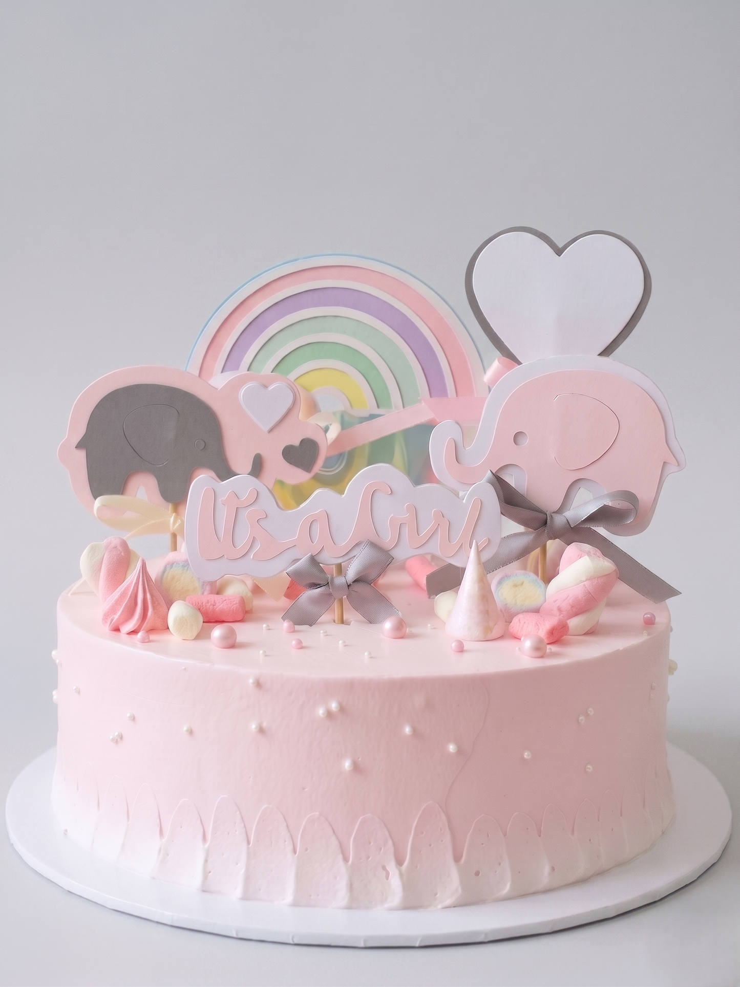 BS-118 Pink Elephant Baby Girl #2