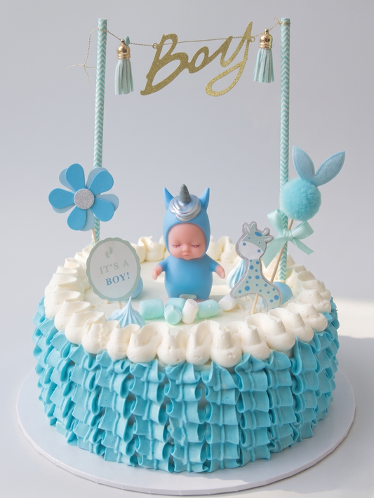 BS-159 Blue Baby Boy Bunting