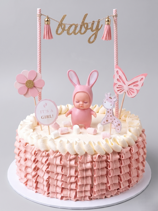 BS-160 Pink Baby Girl  Bunting