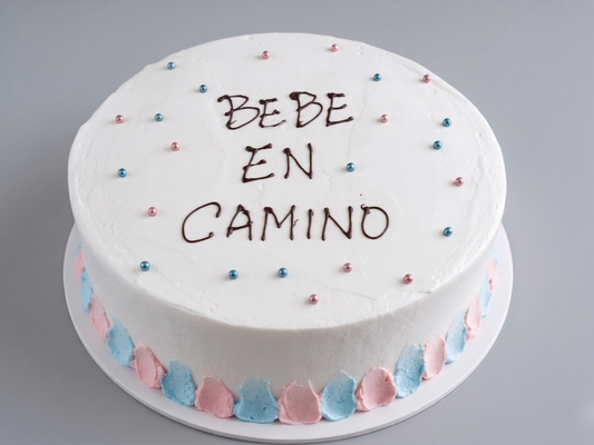 BS-207 Pink & Blue Border